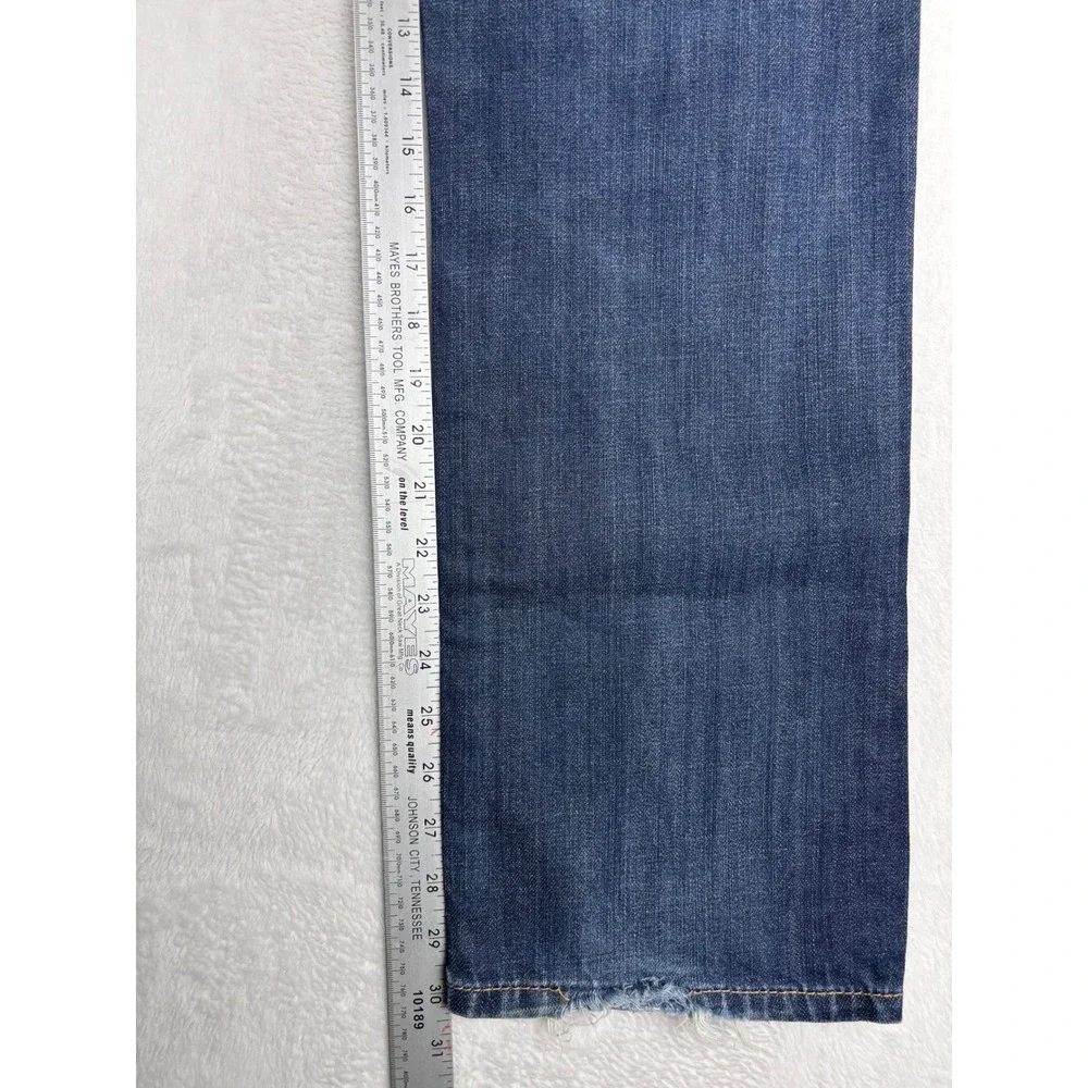 Kenneth Cole Reaction Men's 32x30 Slim Jeans Grungy Dark Wash Honeycombing Denim